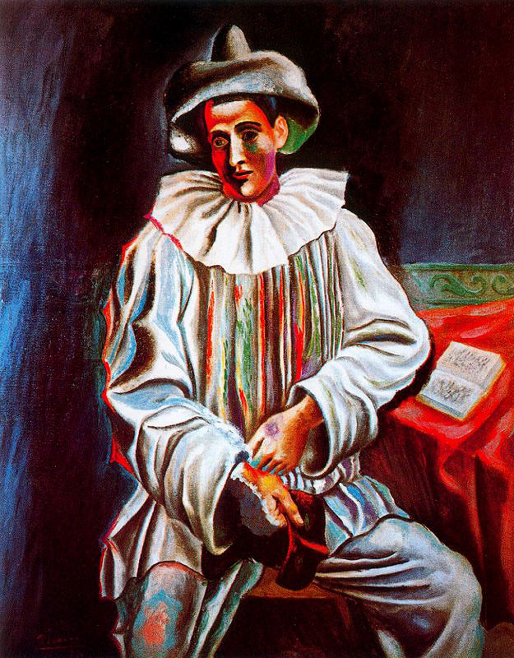 Picasso Pierrot with a mask 1918